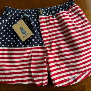 🇺🇸NWT CHUBBIES AMERICAN FLAG SHORTS/ M